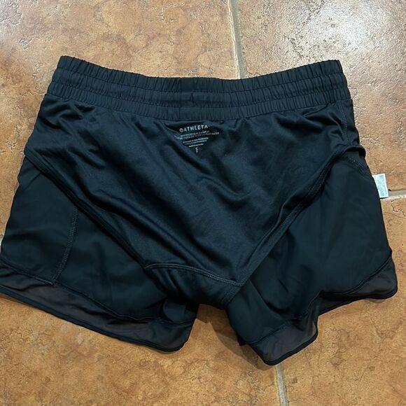 Athleta Black running Lined short size SP - Picture 3 of 12